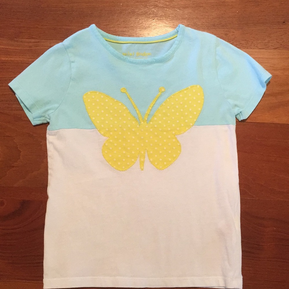 Mini Boden butterfly tee
